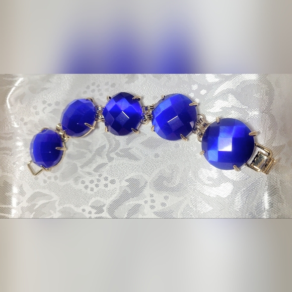 Kendra Scott Cassie Cobalt Catseye - Picture 1 of 16